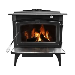 Pleasant Hearth GWS-1800-B 1,800 Sq. Ft. Medium 65,000 BTU EPA Certified Wood-Burning Stove with Blower New