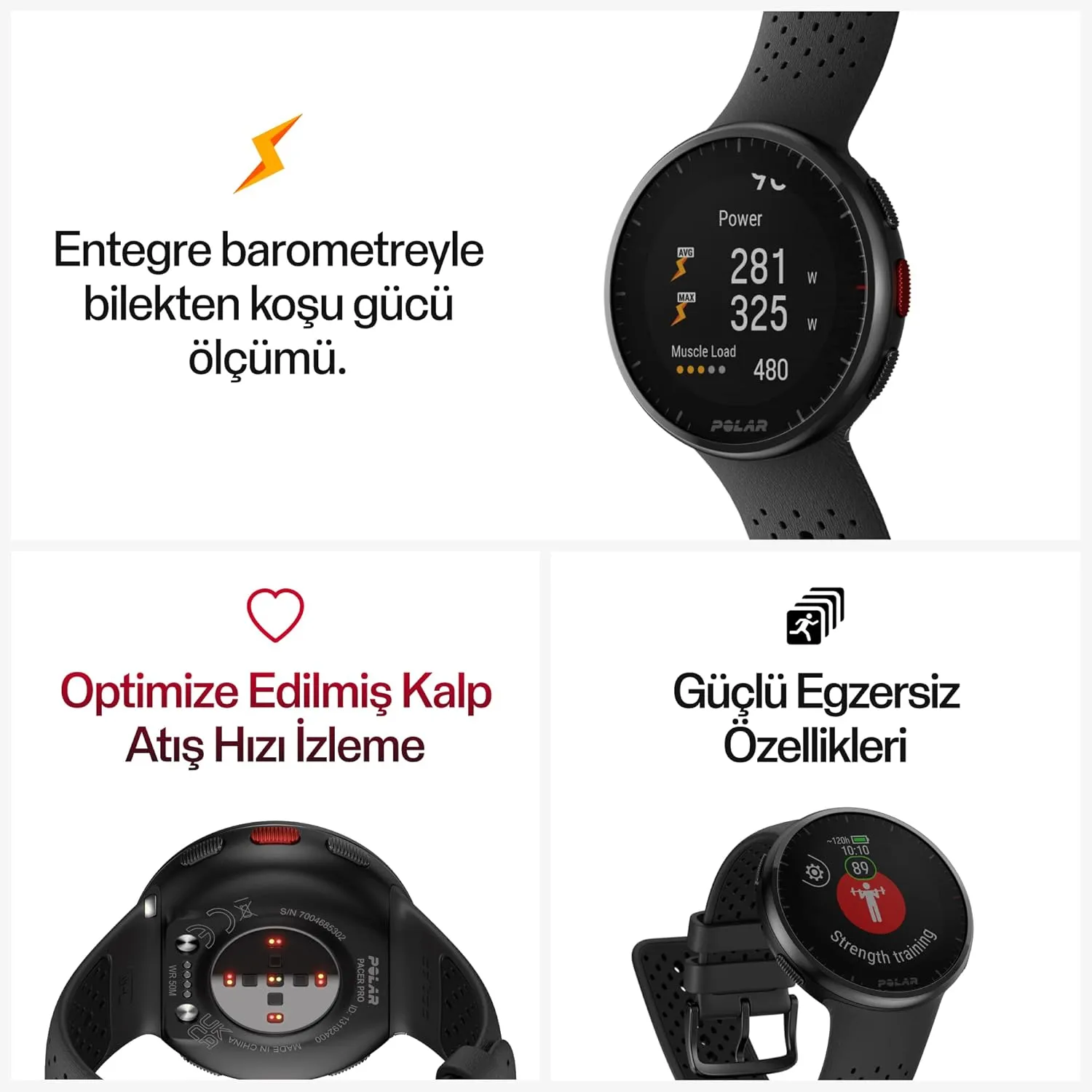 Polar Pacer Pro Advanced GPS Running Watch