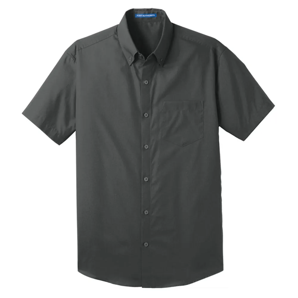 Port Authority Short Sleeve Carefree Poplin Shirt