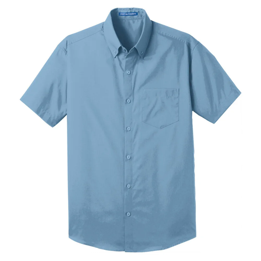 Port Authority Short Sleeve Carefree Poplin Shirt