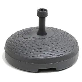 Rattan Effect Parasol Base 20L 45 x 15cm