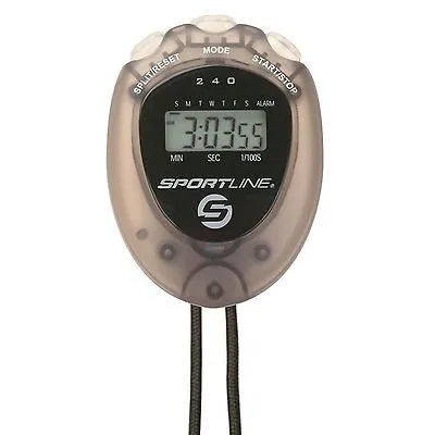 SPORTLINE ECONOSPORT 240 SERIES STOPWATCH   TIME   ALARM   AT VERY LOW PRICE