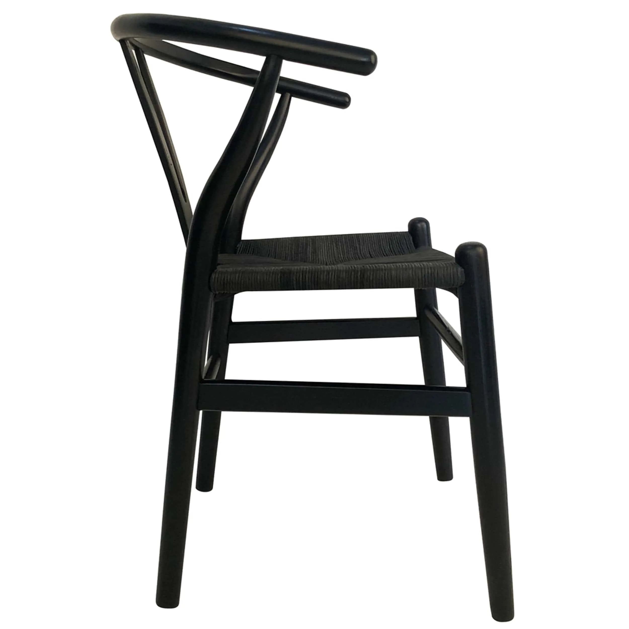 Ventana Dining Chair, Black, Set of 2