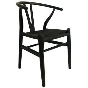 Ventana Dining Chair, Black, Set of 2