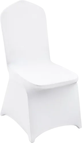 Vevor Universal Fitted Chair Covers Stretch Spandex 150pcs White New