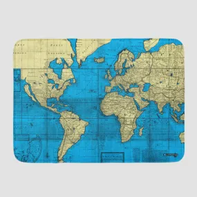 World Map - Bath Mat