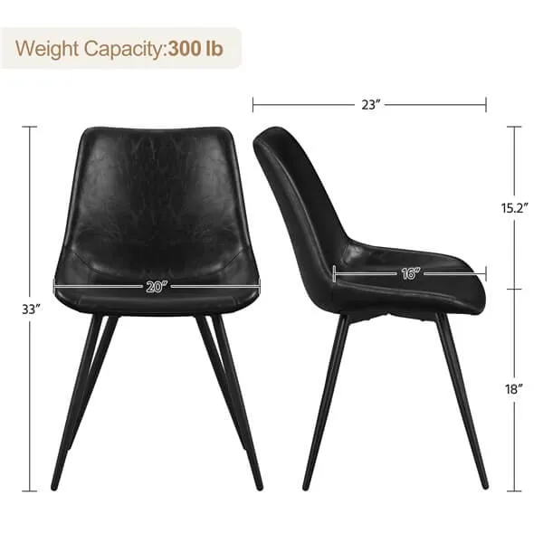 Yaheetech Dining Chairs Set of 2