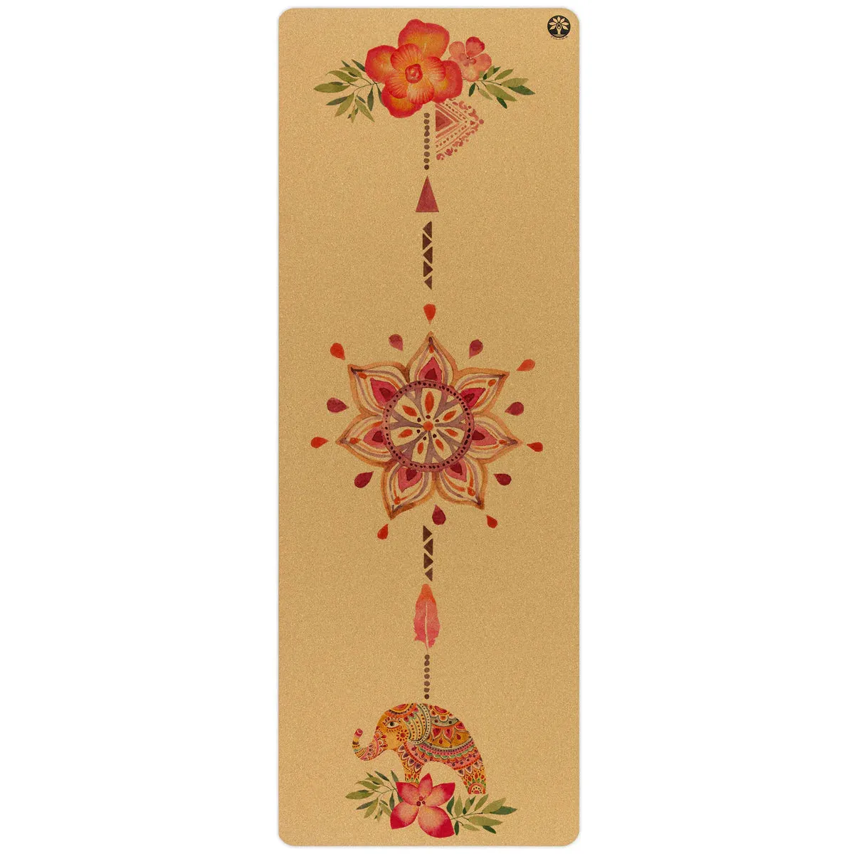 Yoloha Tropical Vibes Aura Cork Yoga Mat
