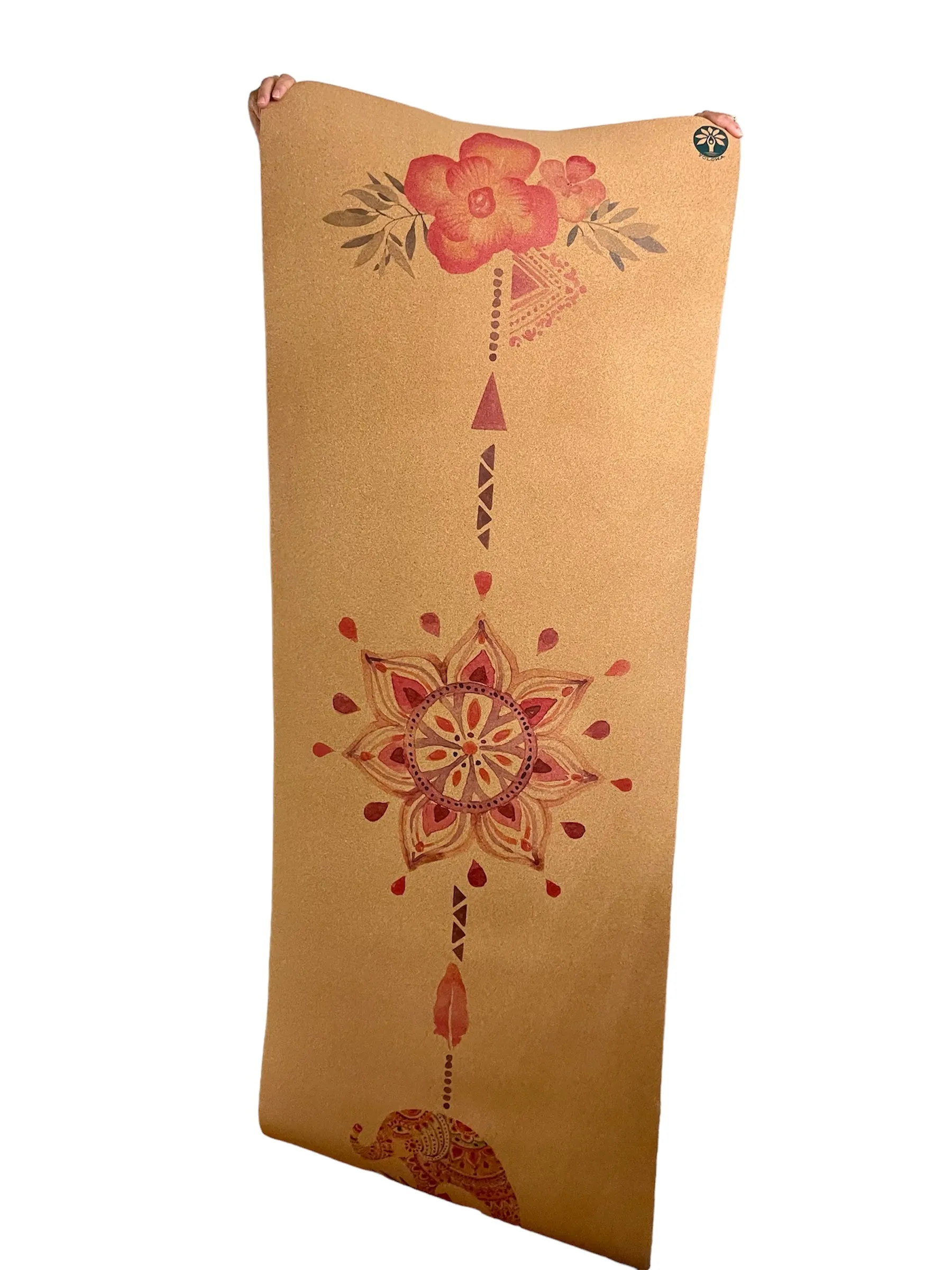 Yoloha Tropical Vibes Aura Cork Yoga Mat