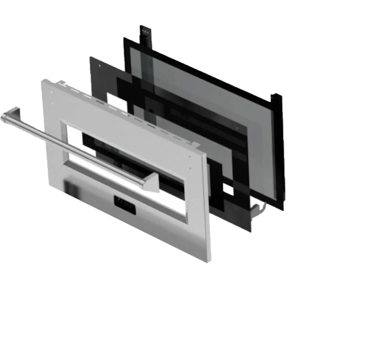 ZLINE 30" Kitchen Package with Stainless Steel Dual Fuel Range and Convertible Vent Range Hood